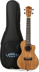 Lanikai OA-CEC Oak Ukulele with Cutaway & Electronics - Concert