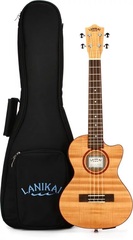 Lanikai FM-CETT Flame Maple Ukulele with Electronics - Thin Tenor