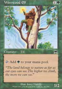 Wirewood Elf - Foil