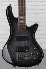 Schecter Stiletto Extreme 5 Bass Guitar - See-Thru Black