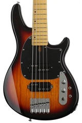 Schecter CV-5 Bass Guitar - 3-Tone Sunburst