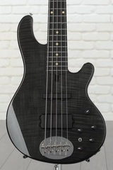 Lakland Skyline 55-02 Deluxe Bass Guitar - Transparent Black - Sweetwater Exclusive