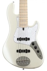 Lakland Skyline Darryl Jones DJ-5 Bass Guitar - White Pearl with Maple Fingerboard