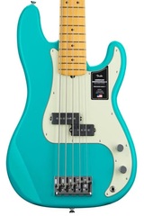 Fender American Professional II Precision Bass V - Miami Blue with Maple Fingerboard