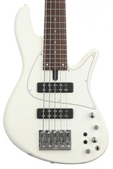 Fodera Emperor 5 Standard Classic Bass Guitar - Satin Olympic White