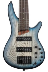 Ibanez Standard SR606E Bass Guitar - Cosmic Blue Starburst Flat