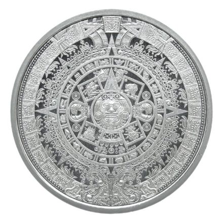 Aztec Calendar 1/2 oz Silver Round