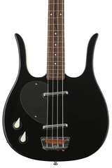 Danelectro Longhorn, Left-handed Bass Guitar - Black