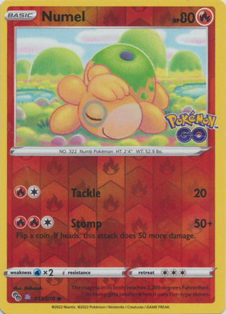 Numel - 013/078 - Common - Reverse Holo (Peelable Ditto)