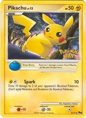 Pikachu - 9 - CommonPikachu (Pokemon Day Stamped)