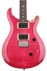 PRS SE Custom 24 Electric Guitar - Bonnie Pink with Natural Back