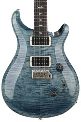 PRS Custom 24 Electric Guitar with Pattern Thin Neck - Faded Whale Blue