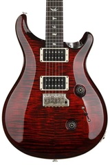 PRS Custom 24 Electric Guitar with Pattern Thin Neck - Fire Red Burst