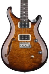 PRS CE 24 Semi-Hollow Electric Guitar - Black Amber