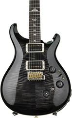 PRS Custom 24 Piezo Electric Guitar with Pattern Thin Neck - Charcoal Burst 10-Top