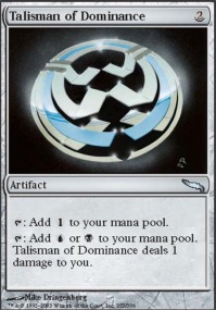 Talisman of Dominance - Foil