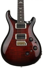 PRS Custom 24 Piezo - Fire Red Burst w/ Pattern Regular Neck