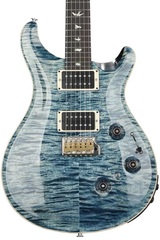 PRS Custom 24 Piezo Electric Guitar with Pattern Thin Neck - Faded Whale Blue
