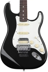 Fender American Ultra Luxe Stratocaster Floyd Rose HSS - Mystic Black with Rosewood Fingerboard