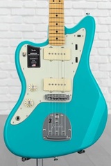 Fender American Professional II Jazzmaster Left-handed - Miami Blue with Maple Fingerboard