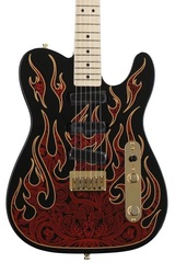Fender James Burton Telecaster - Red Paisley Flames