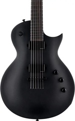 ESP LTD EC-1000 Baritone Electric Guitar - Charcoal Metallic Satin