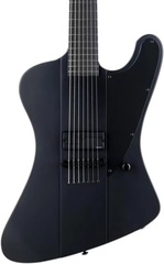 ESP LTD Phoenix-7 Baritone Black Metal Electric Guitar - Black Satin