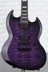 ESP LTD Viper-1000 QM - See Thru Purple Sunburst