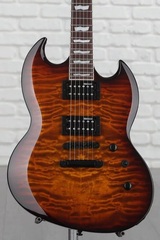 ESP LTD Viper-256 Electric Guitar - Dark Brown Sunburst