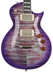 ESP USA Eclipse Flamed Maple - Purple Haze Burst