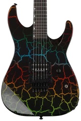 ESP LTD M-1 Custom '87 Electric Guitar - Rainbow Crackle