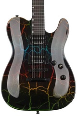 ESP LTD Eclipse '87 NT Electric Guitar - Rainbow Crackle