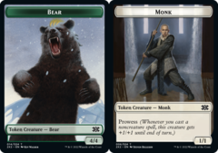 Bear Token // Monk Token - Foil