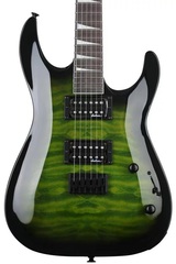 Jackson JS Series Dinky Arch Top JS32Q DKA HT Electric Guitar - Transparent Green Burst