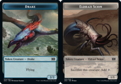 Drake Token // Eldrazi Scion Token - Foil