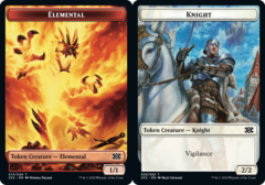 Elemental Token // Knight Token - Foil