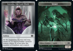 Emblem - Liliana, The Last Hope // Spirit Token (002) - Foil