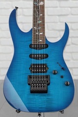 Ibanez J Custom RG8560 Electric Guitar - Sapphire Blue - Sweetwater Exclusive