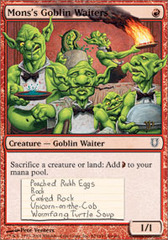 Mons's Goblin Waiters - Foil