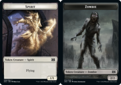 Spirit Token (008) // Zombie Token - Foil