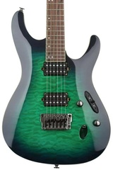 Ibanez Prestige S6521Q - Surreal Blue Burst