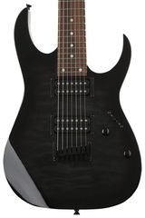 Ibanez Gio GRG7221QA - Transparent Black Sunburst