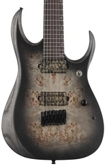 Ibanez Axion Label RGD71ALPA Electric Guitar - Charcoal Burst Black Flat