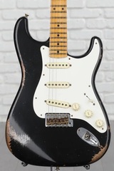 Fender Custom Shop 1959 Time Machine Heavy Relic Stratocaster - Aged Black with Maple Fingerboard