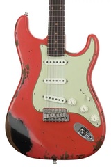 Fender Custom Shop GT11 Heavy Relic Stratocaster - Fiesta Red/Black - Sweetwater Exclusive