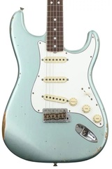 Fender Custom Shop 1967 Time Machine Relic Stratocaster - Aged Firemist Silver