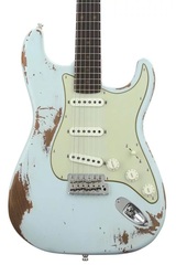 Fender Custom Shop GT11 Heavy Relic Stratocaster - Sonic Blue - Sweetwater Exclusive