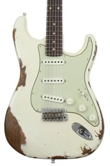 Fender Custom Shop GT11 Heavy Relic Stratocaster - Olympic White - Sweetwater Exclusive
