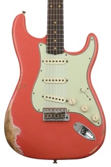 Fender Custom Shop 1959 Time Machine Heavy Relic Stratocaster - Faded Tahitian Coral with Rosewood Fingerboard