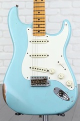 Fender Custom Shop Limited-edition '57 Stratocaster Relic - Faded Aged Daphne Blue